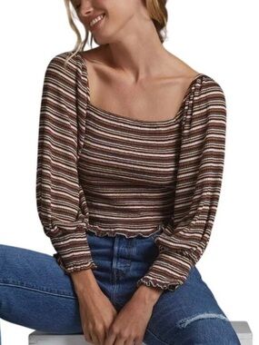 Anthropologie Multicolor Striped Blouse